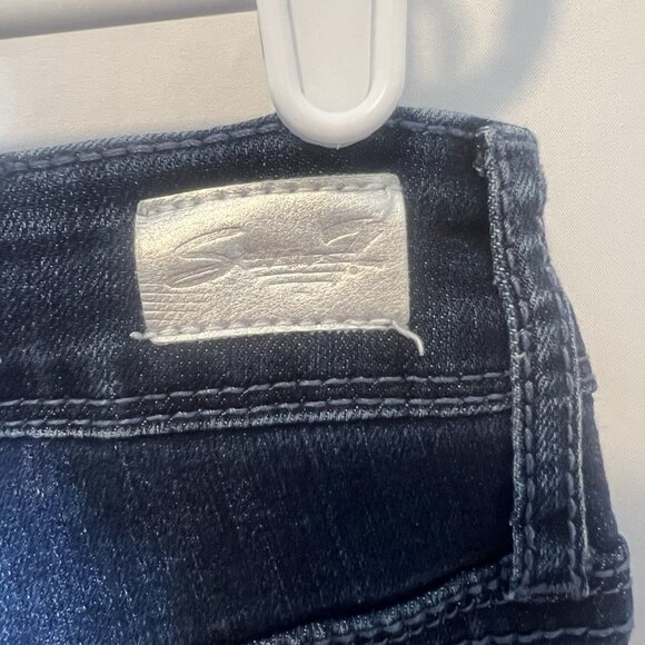 Seven7 Women’s Jeans Size 12 Blue Stretch Denim Mid Rise Slim Bootcut Zipper - Picture 11 of 16
